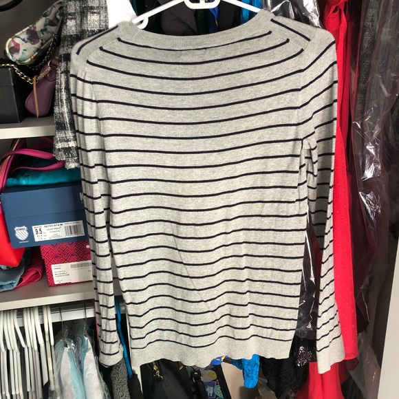 J Crew Puppy Stripes Lightweight Sweater • Size XS - Picture 4 of 6